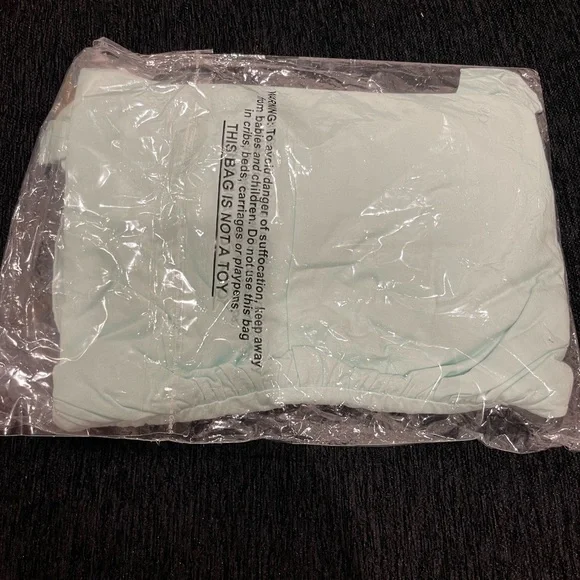 RuffleButts Light Aqua Butterfly Sleeve Knit Dress - Picture 3 of 3